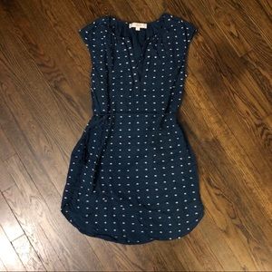 Loft blue cotton dress